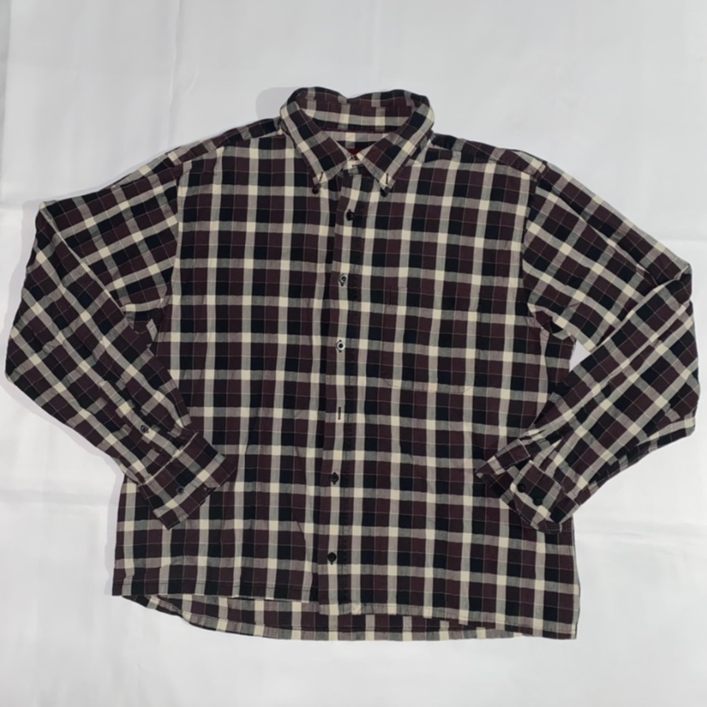 Covington Plaid Long Sleeve Button Down Shirt
